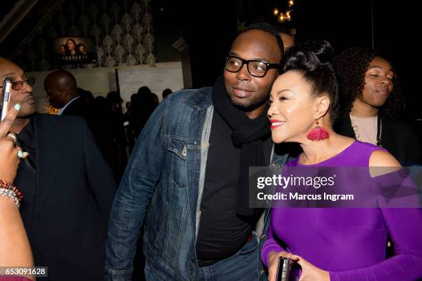 Actress Lynn Whitfield and guest attend "Greenleaf" season 2 premiere Atlanta screening reception at SCADshow on March 13, 2017 in Atlanta, Georgia.