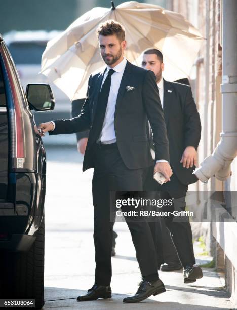 Nick Viall is seen at 'Jimmy Kimmel Live' on March 13, 2017 in Los Angeles, California.