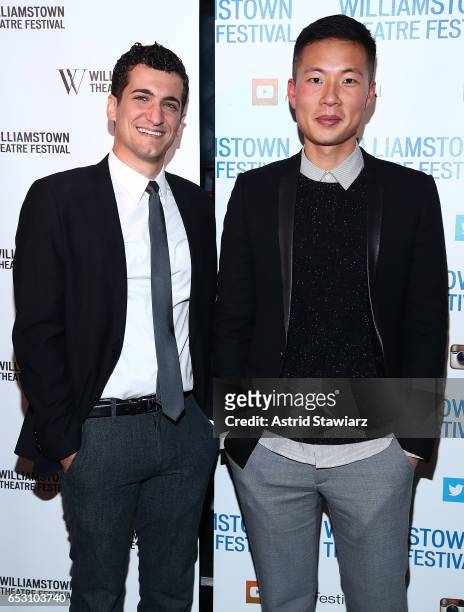 Danny Sharon and Jason Kim attend the 2017 Williamstown Theatre Festival Benefit at TAO Downtown on March 13, 2017 in New York City.