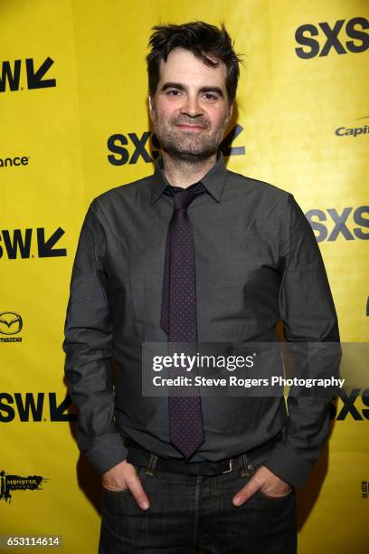 Director Joe Lynch attends the premiere of "Mayhem" during 2017 SXSW Conference and Festivals at Alamo Ritz on March 13, 2017 in Austin, Texas.