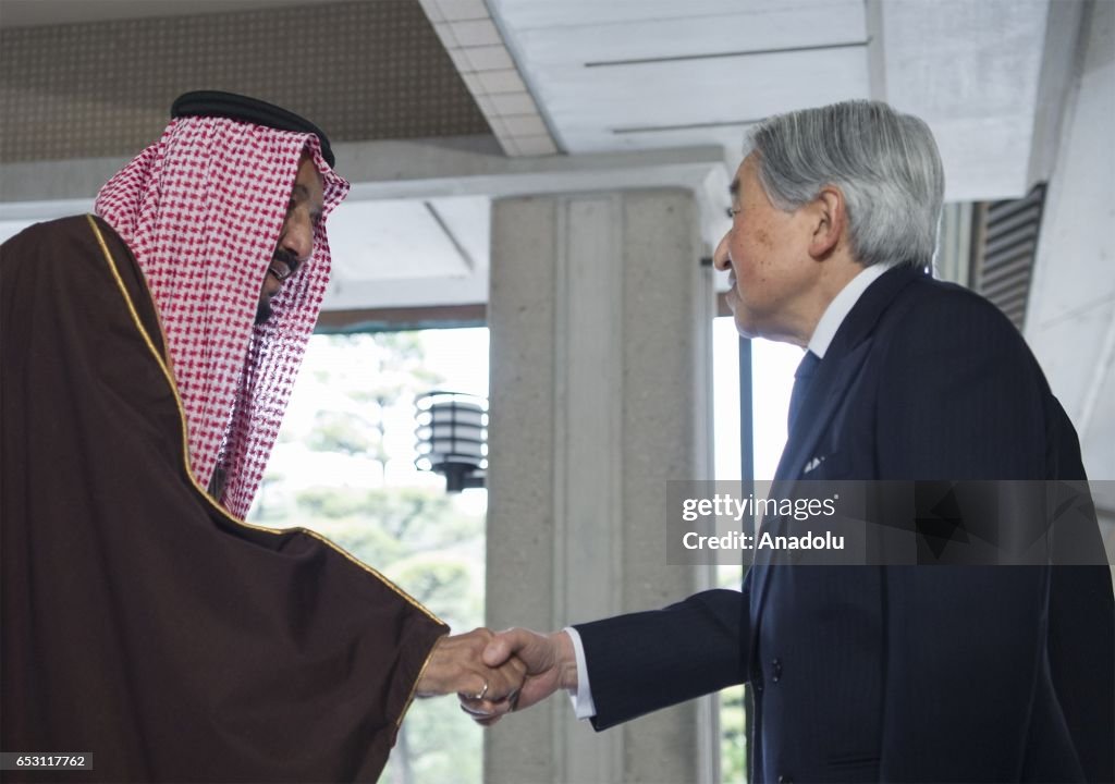 King of Saudi Arabia Salman bin Abdulaziz Al Saud in Tokyo