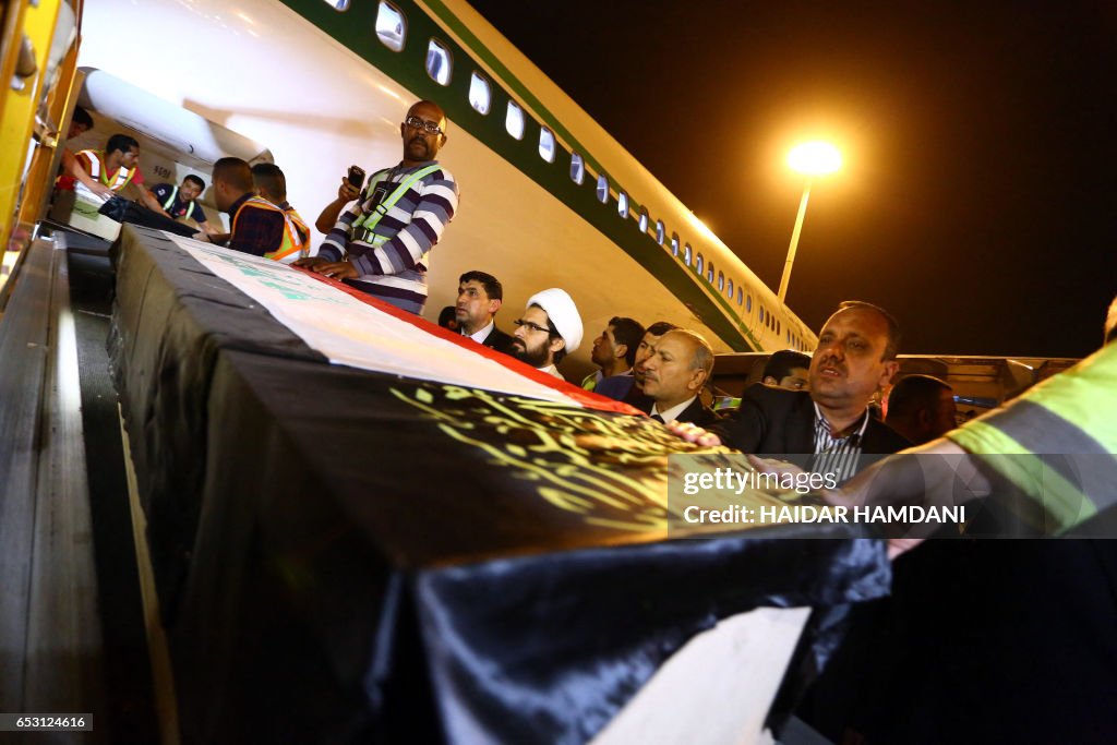 IRAQ-NAJAF-SYRIA-CONFLICT-FUNERAL