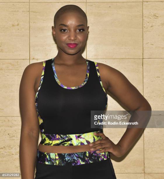 Yani models fashion line at debut of Tonya Renee Banks' "Lil Boss Body" at Fathom on March 13, 2017 in Los Angeles, California.