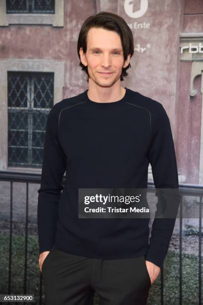 German actor Sabin Tambrea attend the 'Charite' Berlin Premiere on March 13, 2017 in Berlin, Germany.