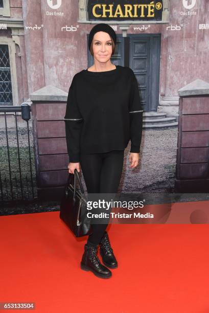 German actress Anouschka Renzi attends the 'Charite' Berlin Premiere on March 13, 2017 in Berlin, Germany.