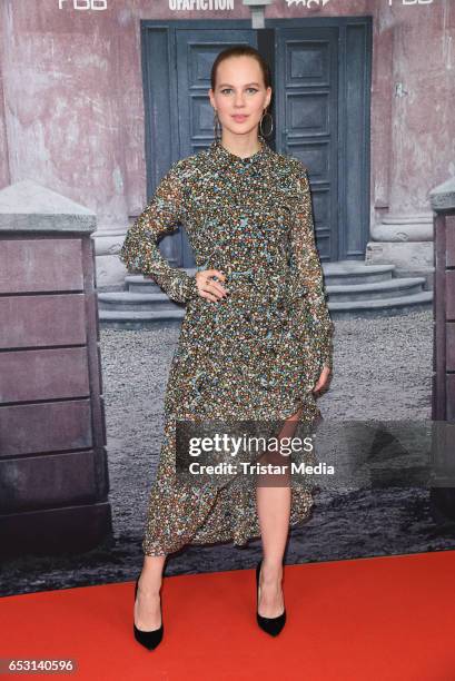 German actress Alicia von Rittberg attends the 'Charite' Berlin Premiere on March 13, 2017 in Berlin, Germany.