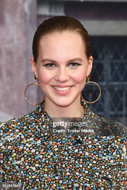 German actress Alicia von Rittberg attends the 'Charite' Berlin Premiere on March 13, 2017 in Berlin, Germany.