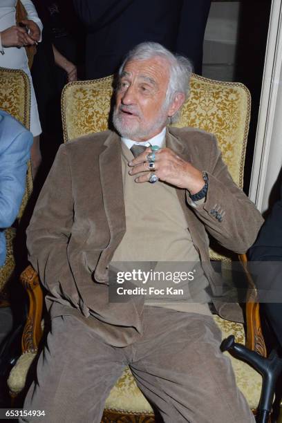 Jean Paul Belmondo attends 'La Recherche en Physiologie' Charity Gala at Four Seasons Hotel George V on March 13, 2017 in Paris, France.