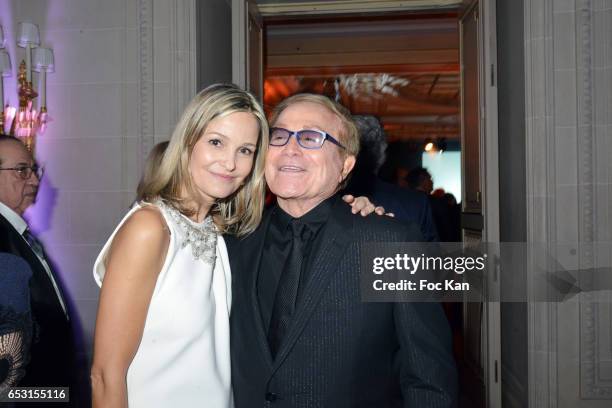 Marie Saldmann and Orlando attend 'La Recherche en Physiologie' Charity Gala at Four Seasons Hotel George V on March 13, 2017 in Paris, France.
