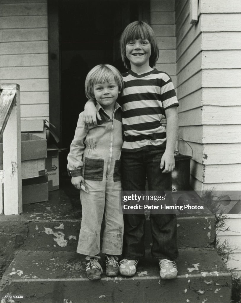 Leo DiCaprio And His Brother Adam