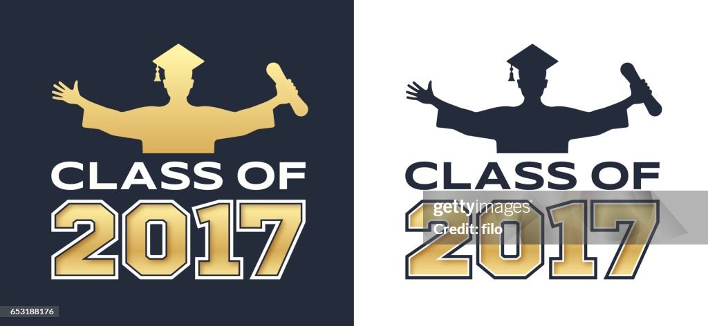 2017 Graduation Class Of 2017 Graduation High-Res Vector Graphic - Getty Images