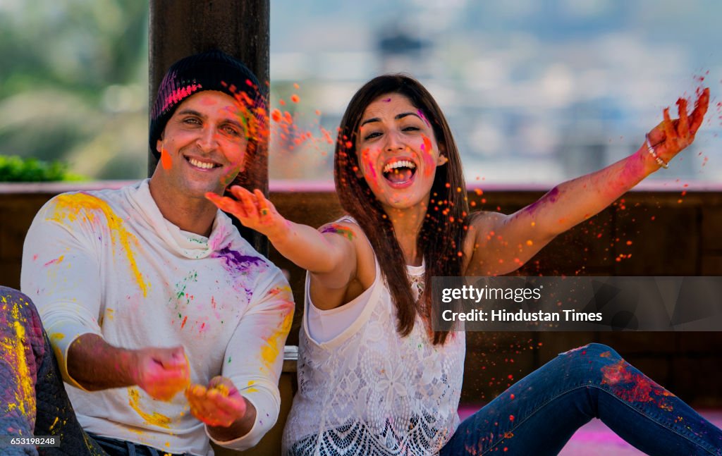 HT Exclusive Shoot Of Bollywood Actors Hrithik Roshan And Yami Gautam For Holi