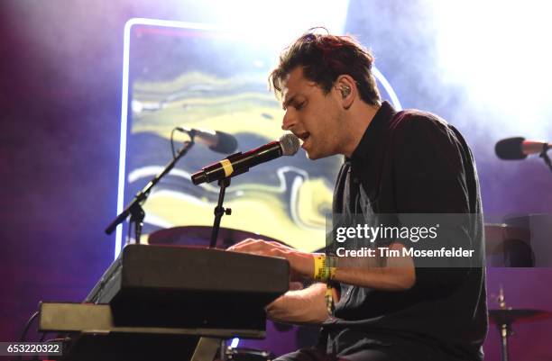 Matt Lowell of Lo Moon performs at the Pandora Night Party during the 2017 SXSW Conference And Festivals on March 13, 2017 in Austin, Texas.