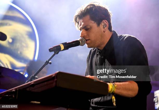 Matt Lowell of Lo Moon performs at the Pandora Night Party during the 2017 SXSW Conference And Festivals on March 13, 2017 in Austin, Texas.