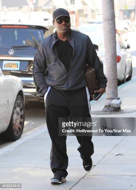 Johnny Gill is seen on March 13, 2017 in Los Angeles, CA.