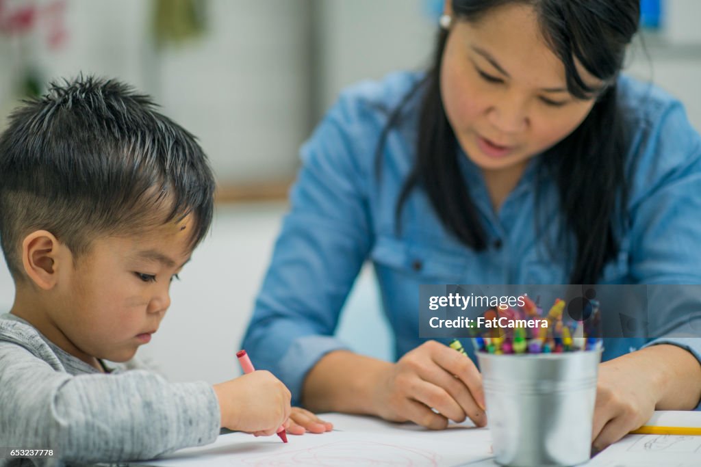 Coloring Together at Home