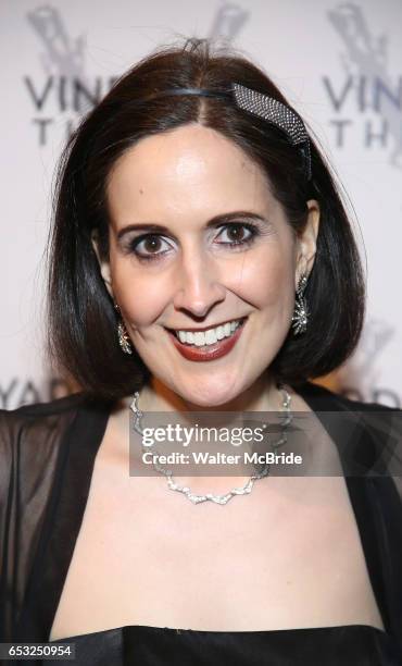 Stephanie D'Abruzzo attends the Vineyard Theatre 2017 Gala at the Edison Ballroom on March 14, 2017 in New York City.