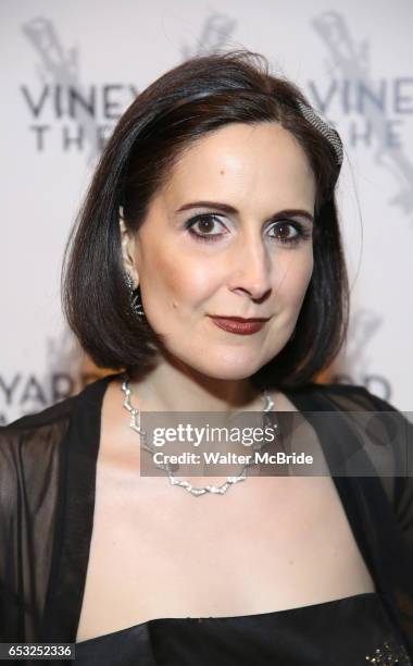 Stephanie D'Abruzzo attends the Vineyard Theatre 2017 Gala at the Edison Ballroom on March 14, 2017 in New York City.