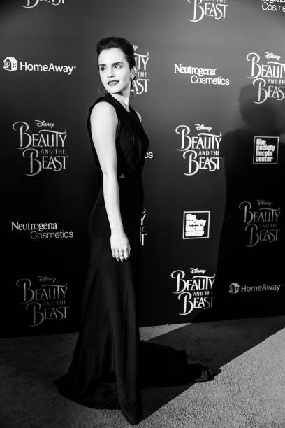 Actress Emma Watson attends the "Beauty And The Beast" New York screening at Alice Tully Hall at Lincoln Center on March 13, 2017 in New York City.