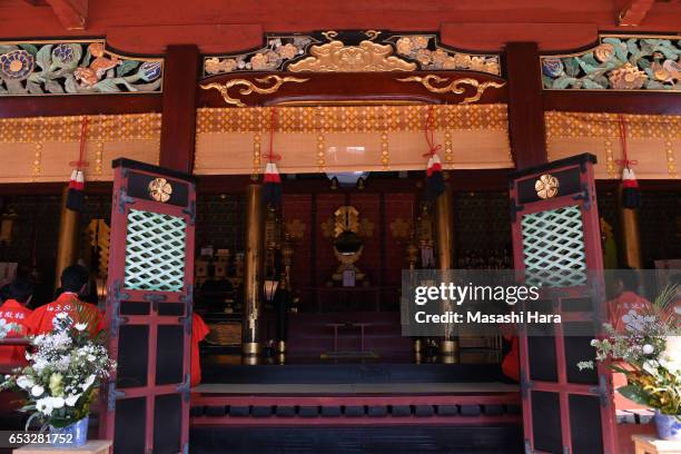 General view of the Dazaifu Tenmangu Shrine on March 11, 2017 in Dazaifu, Fukuoka, Japan.