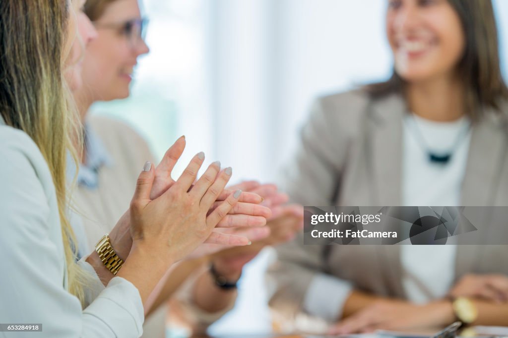 Clapping After a Presentation