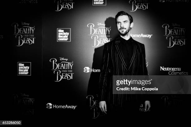Actor Dan Stevens attends the "Beauty And The Beast" New York screening at Alice Tully Hall at Lincoln Center on March 13, 2017 in New York City.