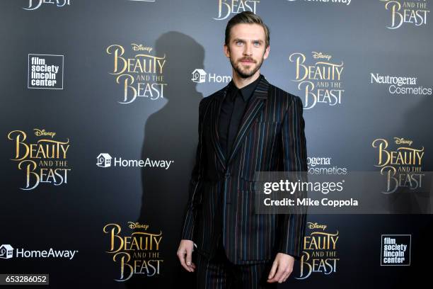 Actor Dan Stevens attends the "Beauty And The Beast" New York screening at Alice Tully Hall at Lincoln Center on March 13, 2017 in New York City.