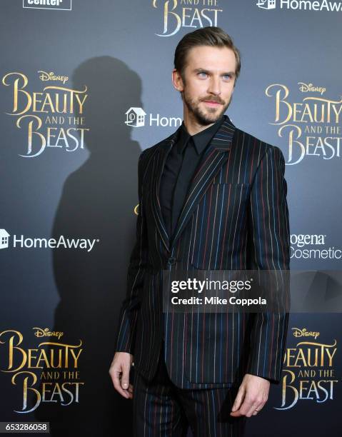 Actor Dan Stevens attends the "Beauty And The Beast" New York screening at Alice Tully Hall at Lincoln Center on March 13, 2017 in New York City.