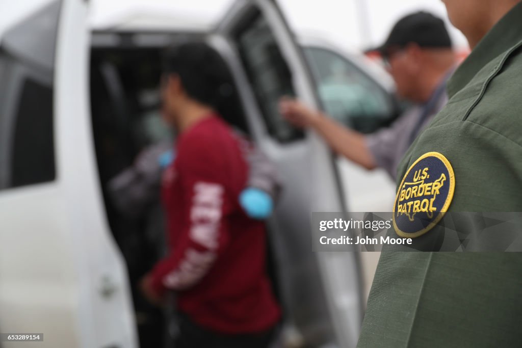 Customs And Border Protection Patrols U.S. Border As Illegal Crossings Plummet