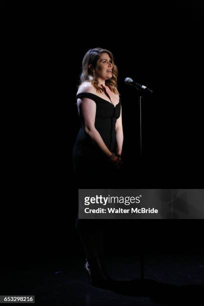 Heidi Blickenstaff performing at the Vineyard Theatre 2017 Gala at the Edison Ballroom on March 14, 2017 in New York City.
