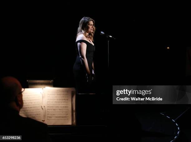 Heidi Blickenstaff performing at the Vineyard Theatre 2017 Gala at the Edison Ballroom on March 14, 2017 in New York City.