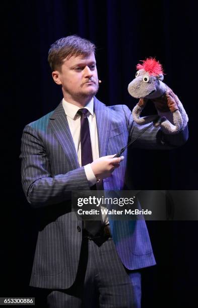 Steven Boyer and Tyrone perform at the Vineyard Theatre 2017 Gala at the Edison Ballroom on March 13, 2017 in New York City.