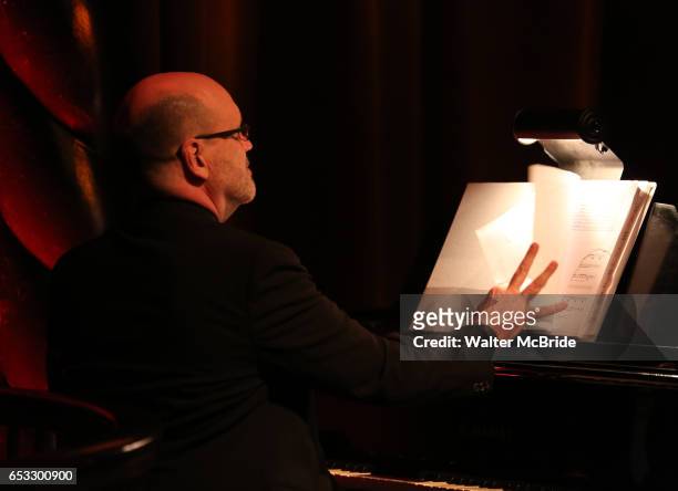 Larry Pressgrove performing at the Vineyard Theatre 2017 Gala at the Edison Ballroom on March 13, 2017 in New York City.