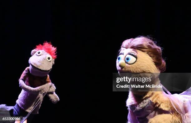 Tyrone and Kate Monster perform at the Vineyard Theatre 2017 Gala at the Edison Ballroom on March 13, 2017 in New York City.
