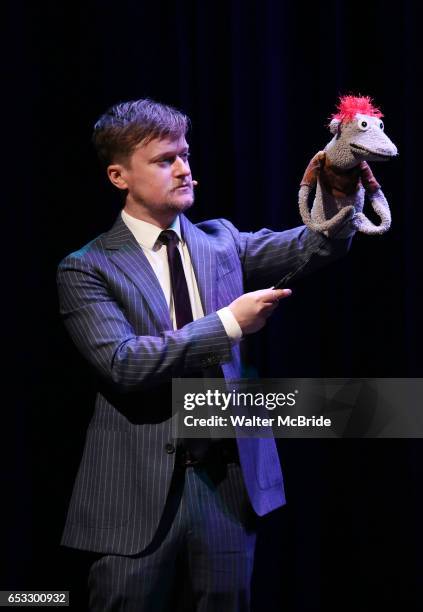 Steven Boyer and Tyrone perform at the Vineyard Theatre 2017 Gala at the Edison Ballroom on March 13, 2017 in New York City.