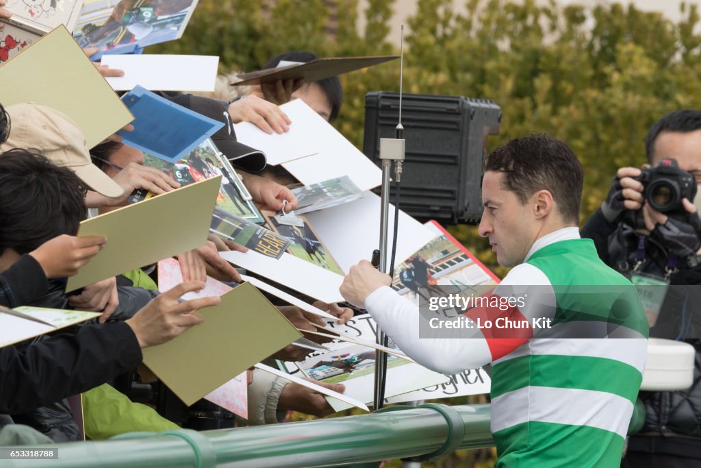 Jockey Christophe Lemaire in Japan