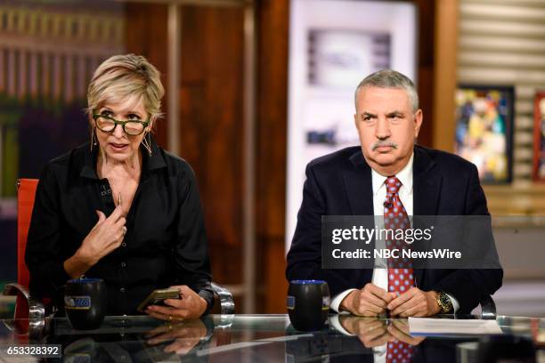 Pictured: ? Danielle Pletka, SVP, Foreign and Defense Policy Studies at the American Enterprise Institute, and Tom Friedman, Columnist, The New York...