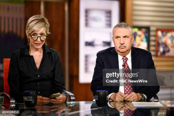 Pictured: ? Danielle Pletka, SVP, Foreign and Defense Policy Studies at the American Enterprise Institute, and Tom Friedman, Columnist, The New York...