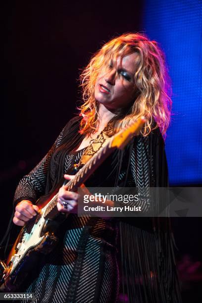 Ana Popovic is performing as part of the Experience Hendrix 2017. The event was held at the Paramount Theater in Denver, Colorado on March 7, 2017.