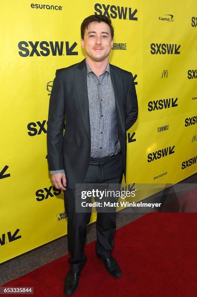 Actor Alex Frost attends the "The Most Hated Woman In America" premiere 2017 SXSW Conference and Festivals on March 14, 2017 in Austin, Texas.