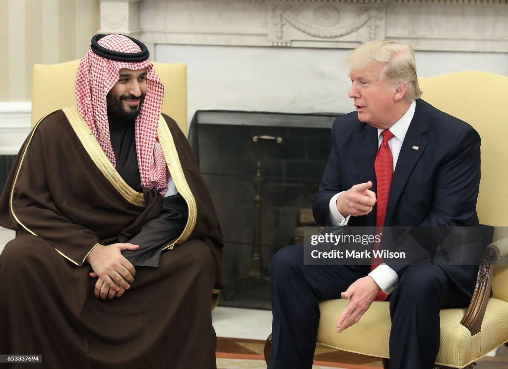 Donald Trump Has Lunch With Saudi Deputy Crown Prince And Defense Minister