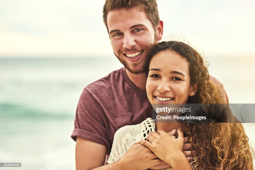 Wir sind nur ein paar Strand-Liebhaber