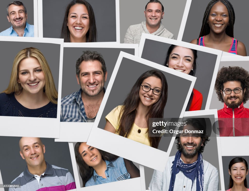 Multi-Ethnic Group Of People