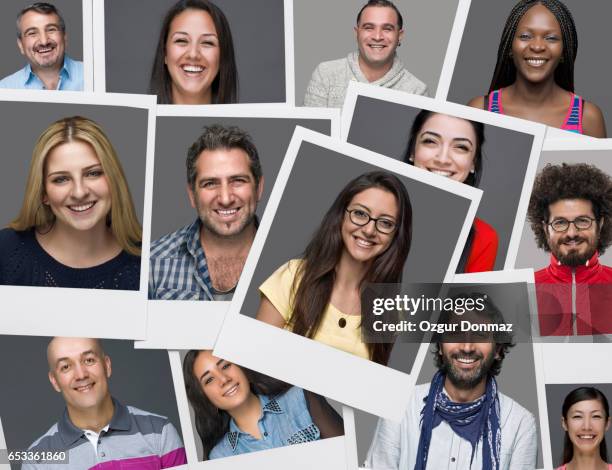 multi-ethnic group of people - woman multiple image 40-45 stock pictures, royalty-free photos & images