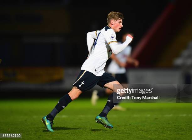 Joe Pritchard of Tottenham Hotspur during the Premier League 2 match between Tottenham Hotspur and Reading at The Lamex Stadium on March 13, 2017 in...