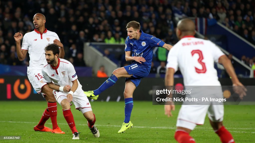 Leicester City v Sevilla - UEFA Champions League - Round of 16 - Second Leg - King Power Stadium
