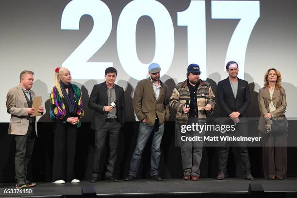 Director Tommy O'Haver, actors Sally Kirkland, Alex Frost, Rory Cochrance, Michael Chernus, Josh Lucas, and Melissa Leo speak onstage during the "The...