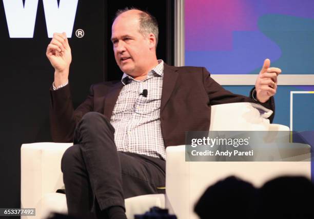 Krist Novoselic of Nirvana speaks onstage at 'A Conversation With Krist Novoselic' during 2017 SXSW Conference and Festivals at Austin Convention...