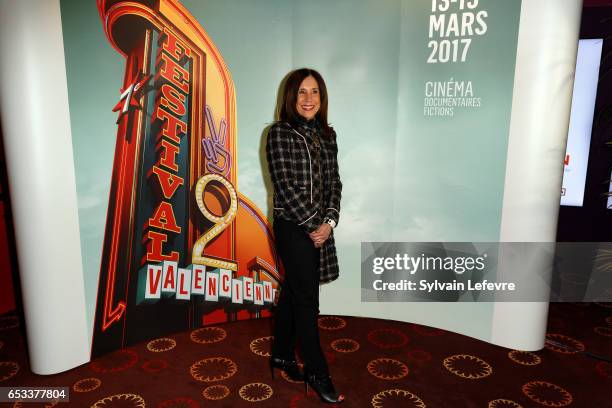 Sally Sussman Morina attends day 2 photocall of Valenciennes Cinema Festival on March 14, 2017 in Valenciennes, France.