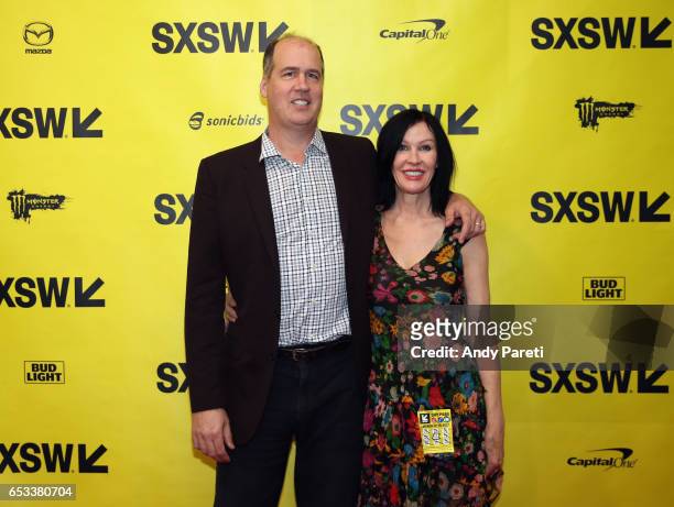 Krist Novoselic of Nirvana and Darbury Stenderu attend 'A Conversation With Krist Novoselic' during 2017 SXSW Conference and Festivals at Austin...